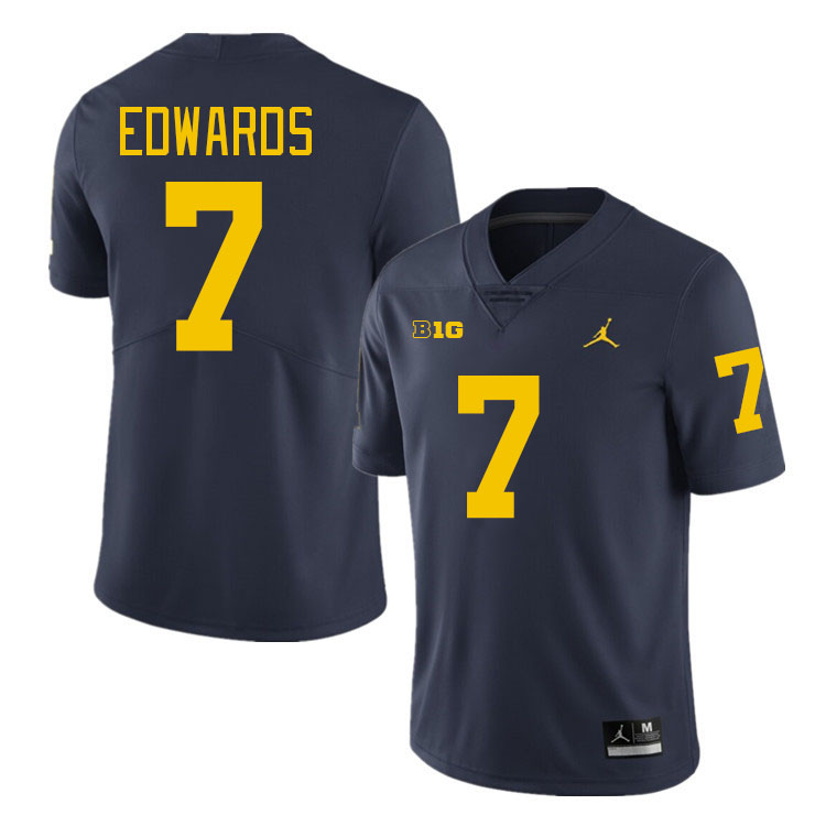 Donovan Edwards Michigan Jersey,Michigan Wolverines #7 Donovan Edwards Jersey Youth-Navy